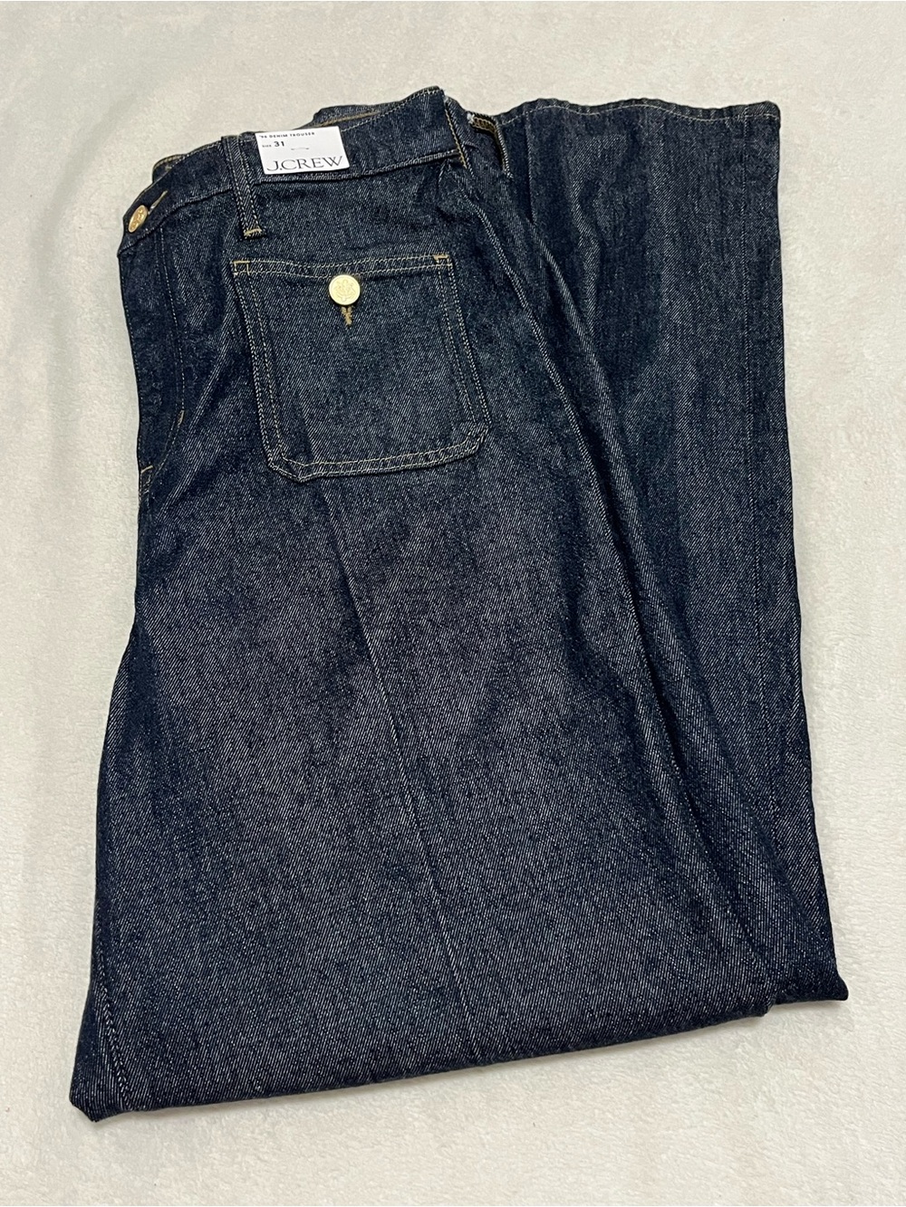 NWT J. Crew ‘96 Denim Trouser